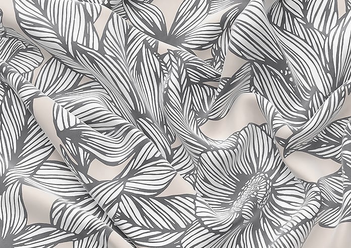 Ted Baker Velvet Vietnam, Linen Grey - Roman Blind - Image 4